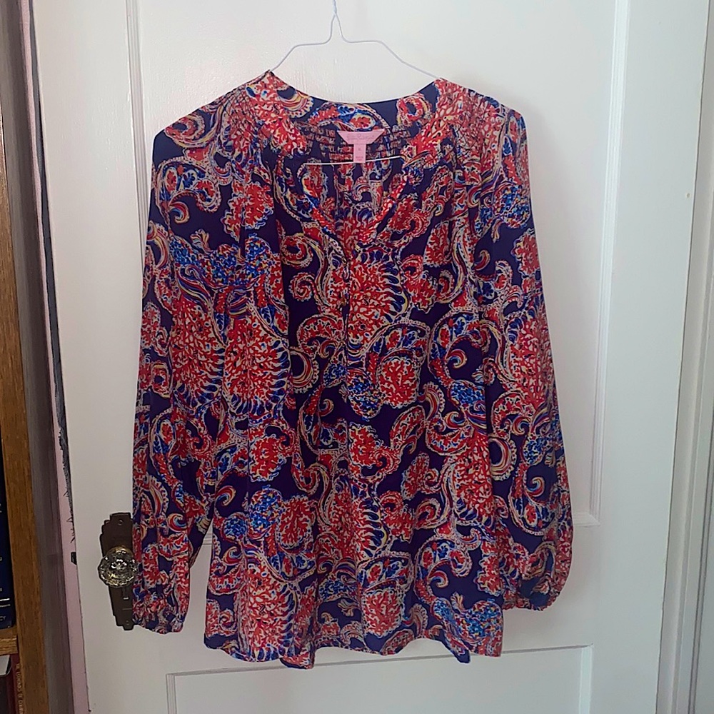 Lilly Pulitzer silk blouse